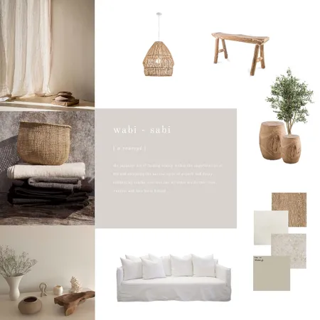 Wabi Sabi Interior Design Mood Board by SihamHageAli on Style Sourcebook