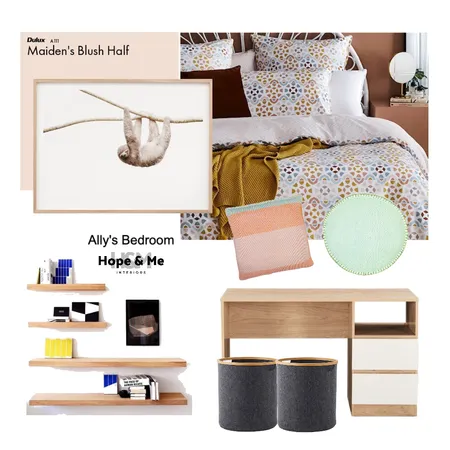 Ben & Rachel - Ally's Room Interior Design Mood Board by Hope & Me Interiors on Style Sourcebook
