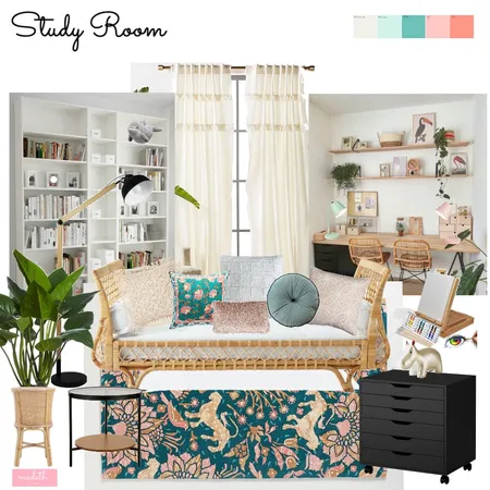 study room 2 Interior Design Mood Board by madeth.designs on Style Sourcebook