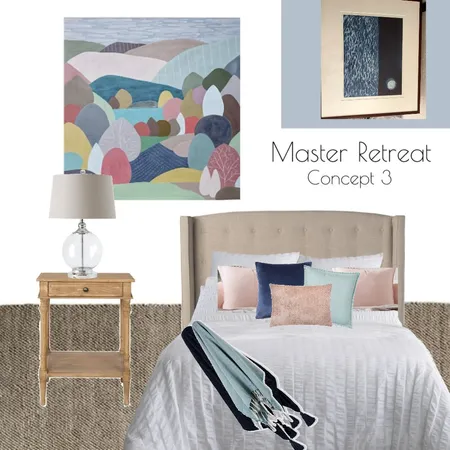 Warwick St Project - Master Retreat 4 Interior Design Mood Board by Blush Interior Styling
