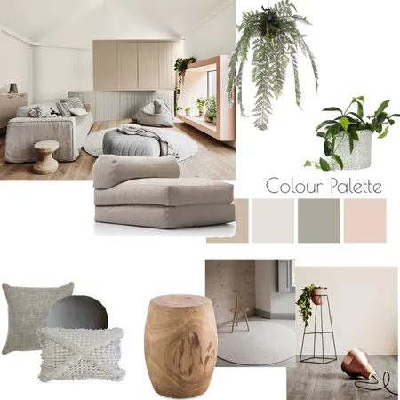 Pale Neutral Living Interior Design Mood Board by Studio Lili on Style Sourcebook