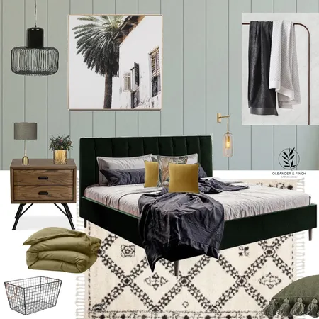 Bedroom Interior Design Mood Board by Oleander & Finch Interiors on Style Sourcebook