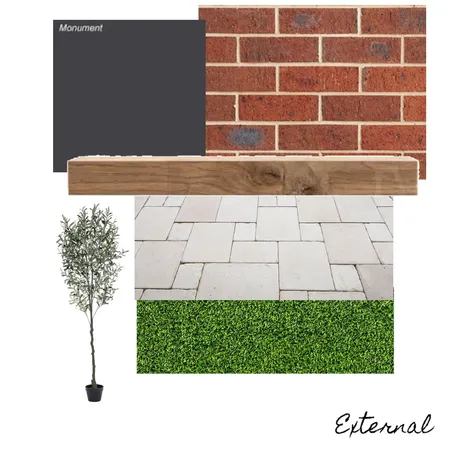 External Interior Design Mood Board by Building with the Bells on Style Sourcebook