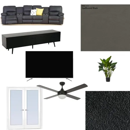 Home Theatre Interior Design Mood Board by kellyh37 on Style Sourcebook