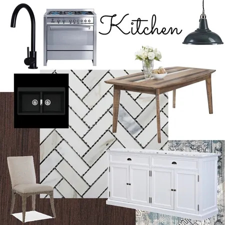 kitchen Interior Design Mood Board by Jlouise
