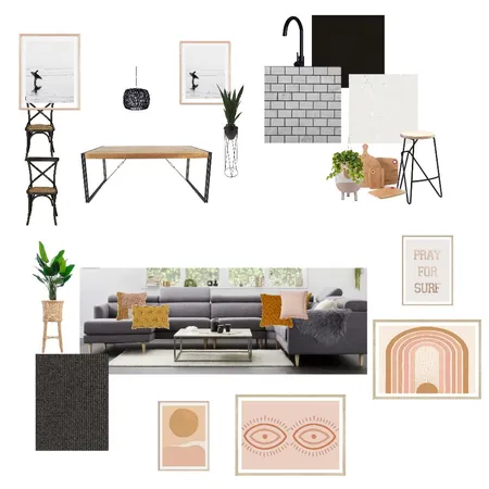 Living Interior Design Mood Board by ChelB