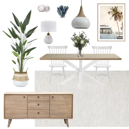 Coastal Dining Room Interior Design Mood Board by cosmosinteriors on Style Sourcebook