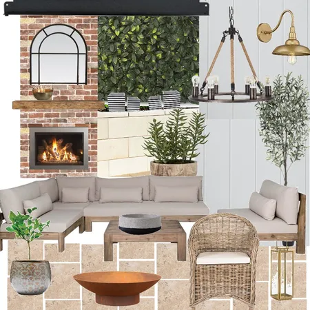 MODERN FARMHOUSE ALFRESCO Interior Design Mood Board by ezjaber on Style Sourcebook