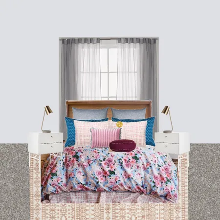 Hayley Hill Bedroom Interior Design Mood Board by Style and Leaf Co