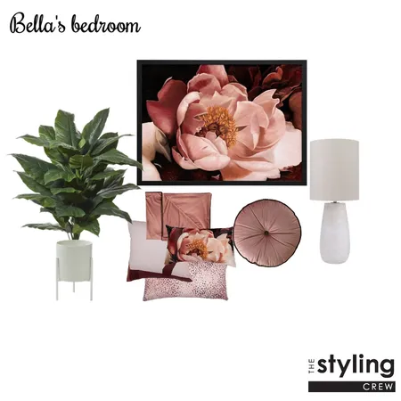 Bella's Bedroom Interior Design Mood Board by The Styling Crew on Style Sourcebook