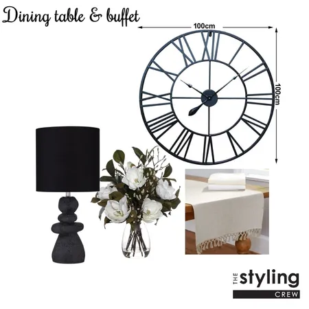Dining Room Interior Design Mood Board by The Styling Crew on Style Sourcebook