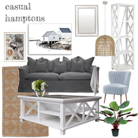 Casual Hamptons Interior Design Mood Board by christina_helene designs on Style Sourcebook