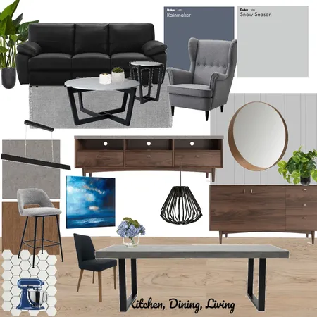 Kitchen, Dining, Living 1 Interior Design Mood Board by Nataliegarman on Style Sourcebook