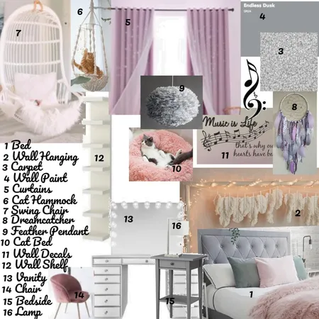 Lees Bedroom Module 10 Interior Design Mood Board by allison61 on Style Sourcebook