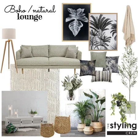 Kelly - Natural/Boho lounge Interior Design Mood Board by The Styling Crew on Style Sourcebook
