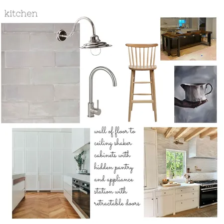 Kitchen Interior Design Mood Board by ErinFinch