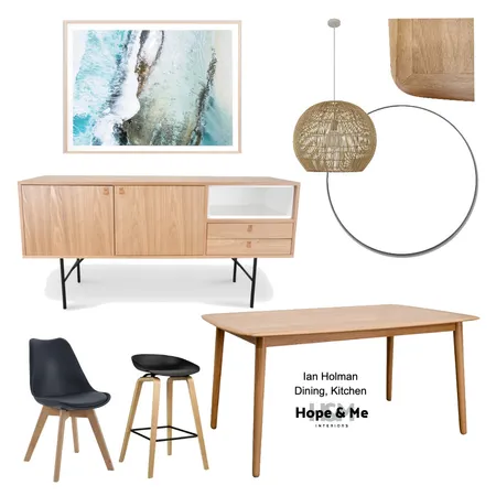 Ian Holman dining Interior Design Mood Board by Hope & Me Interiors on Style Sourcebook