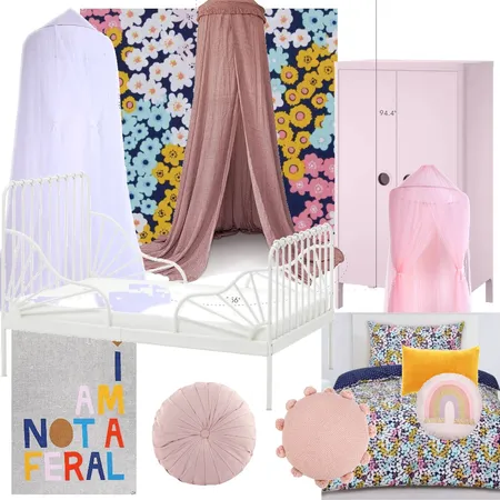 Violet's Room Interior Design Mood Board by TheArtofInteriors
