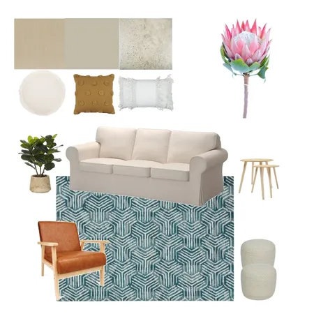 LR Beige Teal Geometric Interior Design Mood Board by Alix on Style Sourcebook