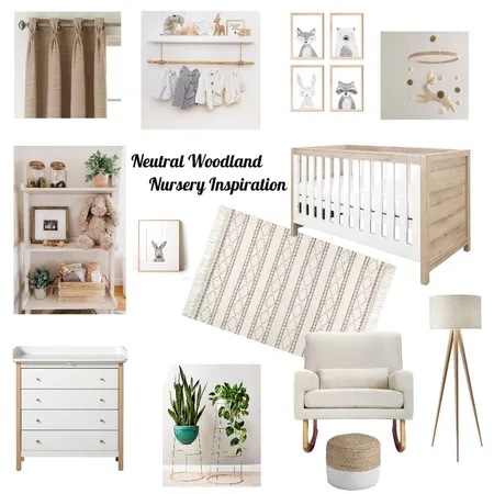 Woodland Nursery Interior Design Mood Board by Andonia Interior Design on Style Sourcebook