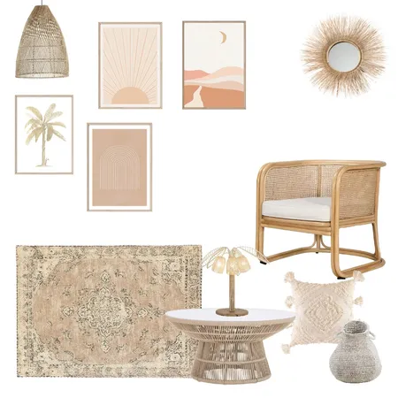Miss Amara Rug Boho Style Interior Design Mood Board by Boho Art & Styling on Style Sourcebook