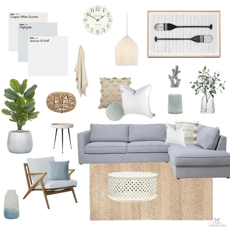 Calm Coastal Interior Design Mood Board by Yara Interiors on Style Sourcebook