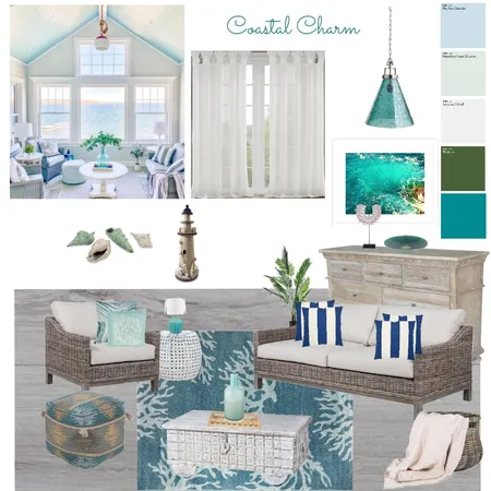 Coastal Charm Interior Design Mood Board by Chamendri Weeraratne on Style Sourcebook