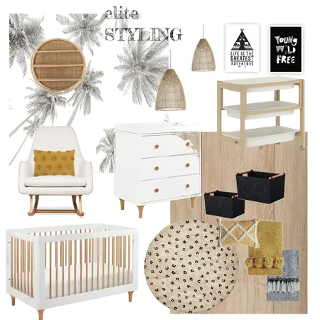 Gender Neutral Nursery Interior Design Mood Board by Elite Styling on Style Sourcebook
