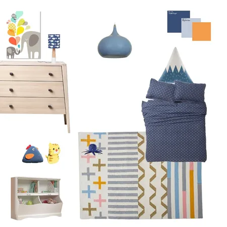 לוח השראה לחדר ילד Interior Design Mood Board by galia cohen on Style Sourcebook