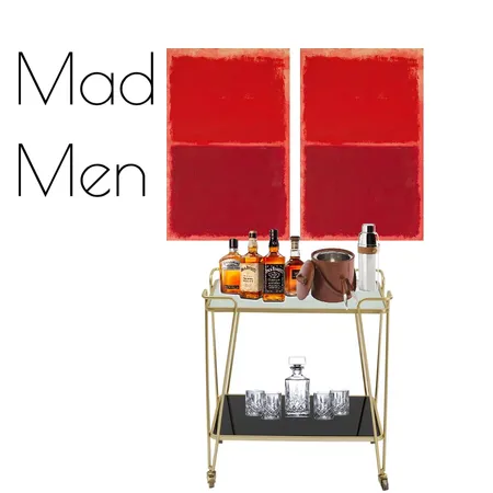 Bart Cart Styling - Mad Men Interior Design Mood Board by RLInteriors on Style Sourcebook