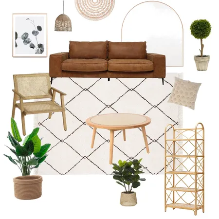 Leather Lounge Interior Design Mood Board by sm.x on Style Sourcebook