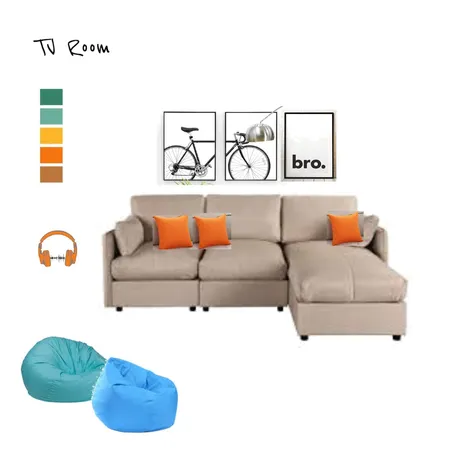 TV Room Interior Design Mood Board by MeilingA on Style Sourcebook