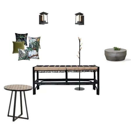 Concrete Jungle Entry Interior Design Mood Board by Noviana’s Interiors on Style Sourcebook