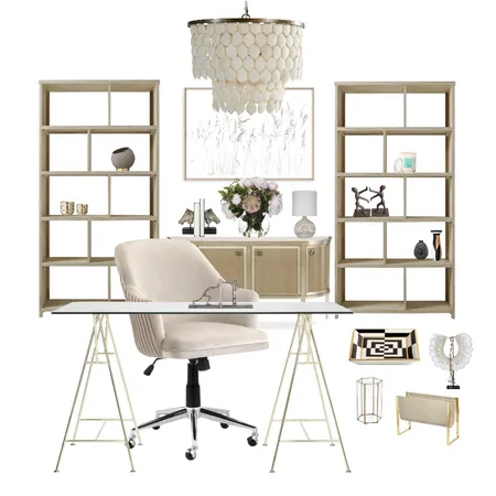 Home Office Interior Design Mood Board by Filhem Studio on Style Sourcebook