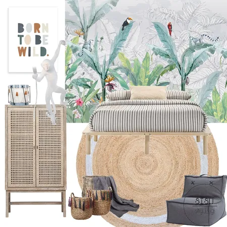 jungle kids room Interior Design Mood Board by Sisu Styling on Style Sourcebook