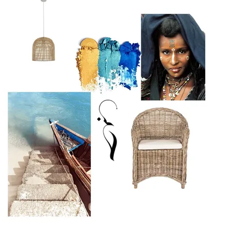 blue indigo Interior Design Mood Board by Idia on Style Sourcebook