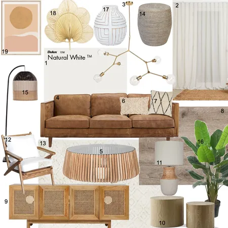 Monochrome Living Room Interior Design Mood Board by mypeugenio on Style Sourcebook