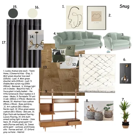 IDI 9 SNUG Interior Design Mood Board by louisagoldman1 on Style Sourcebook