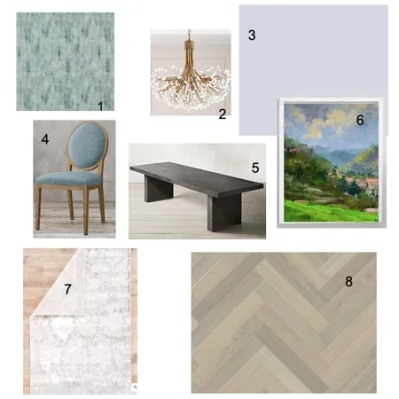 Dining Room Sample Board Interior Design Mood Board by sherilynndashwood on Style Sourcebook