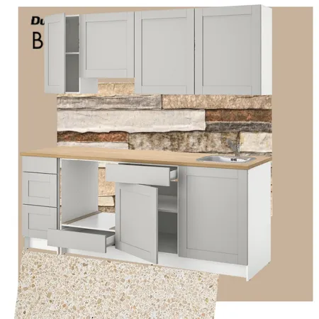 Nadia Kitchen3 Interior Design Mood Board by AndreeaKozma