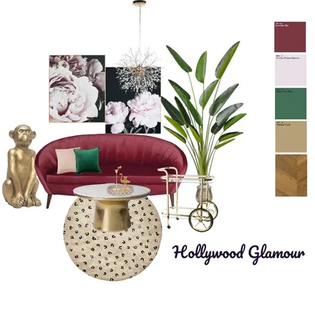hollywood glamour Interior Design Mood Board by Mouza on Style Sourcebook