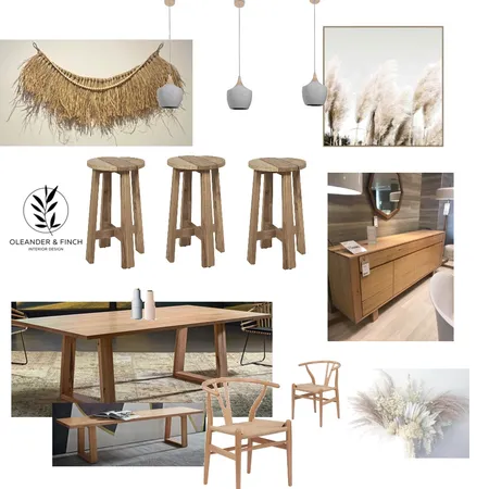 Cassie and terry dining Interior Design Mood Board by Rhiannon Lee, Oleander & Finch Interiors