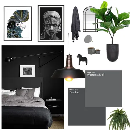 black Interior Design Mood Board by Plants By Bela