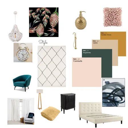 Hollywood Glam Mood Board 2 Interior Design Mood Board by Nicola Chung on Style Sourcebook