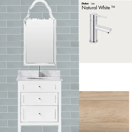 Powder Room with Tiles different mirror Interior Design Mood Board by julieoreilly on Style Sourcebook