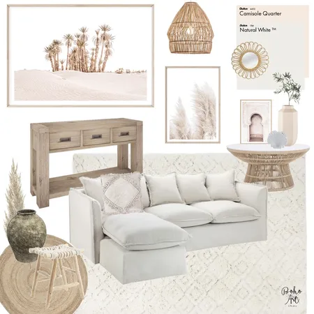Boho Luxe Coastal Interior Design Mood Board by Boho Art & Styling on Style Sourcebook