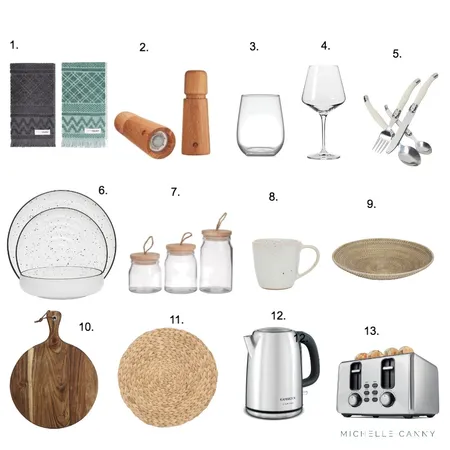 Coastal Kitchen - Final Interior Design Mood Board by Michelle Canny Interiors on Style Sourcebook