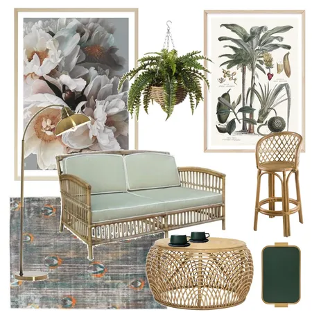 Botanical Tea Garden Interior Design Mood Board by No 82 Interior Styling on Style Sourcebook