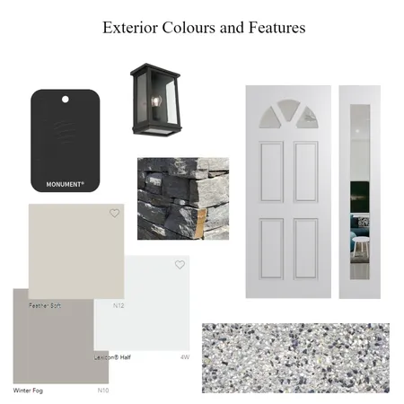 Exterior Facade Interior Design Mood Board by yvettemcallum on Style Sourcebook