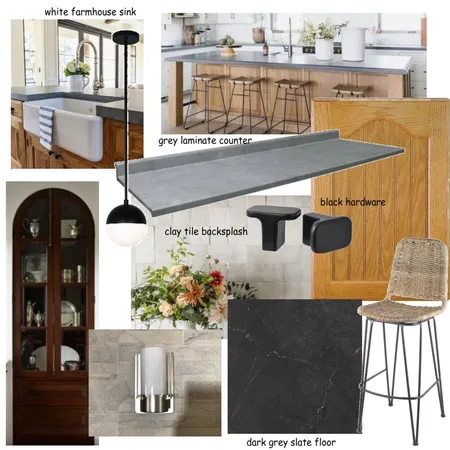 in law kitchen Interior Design Mood Board by leighnav